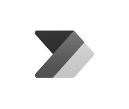 Microsoft Power Automate workflow automation black and white logo