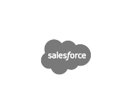 Salesforce customer relationship management (CRM) black and white logo