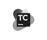TeamCity continuous integration and deployment black and white logo
